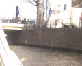 unlike venice -- Unlike Venice where the town is sinking, to the point of the first floors being under water, Amsterdam is built higher, with several feet of "room" before the buildings get wet.