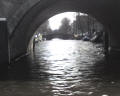 Seven arches -- This is an interesting canal in Amsterdam, where you can see seven arches all lined up in a row. Although the water was brown, it wasn't filthy - more like silt. The city was remarkably clean.